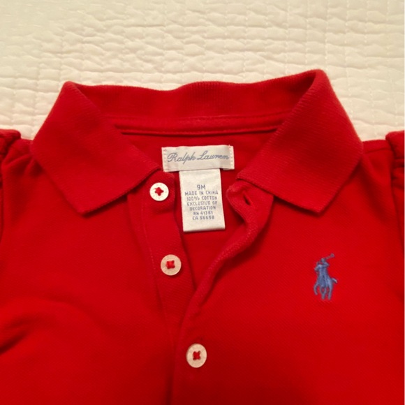 Ralph Lauren 9 Months Ruffled Polo Dress - Picture 4 of 7